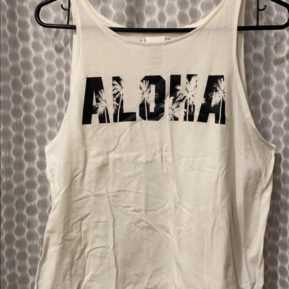 Pink ALOHA tank